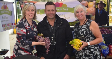 Image for Fab fruit and veg stall a hit with staff and patients      