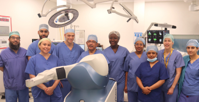 Image for Advanced robotic arm now used in joint replacement surgeries in Dudley