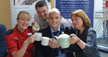 Image for Pop-up living room helps to identify Dudley’s hidden carers