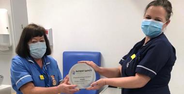 Image for Trust wins national patient safety award