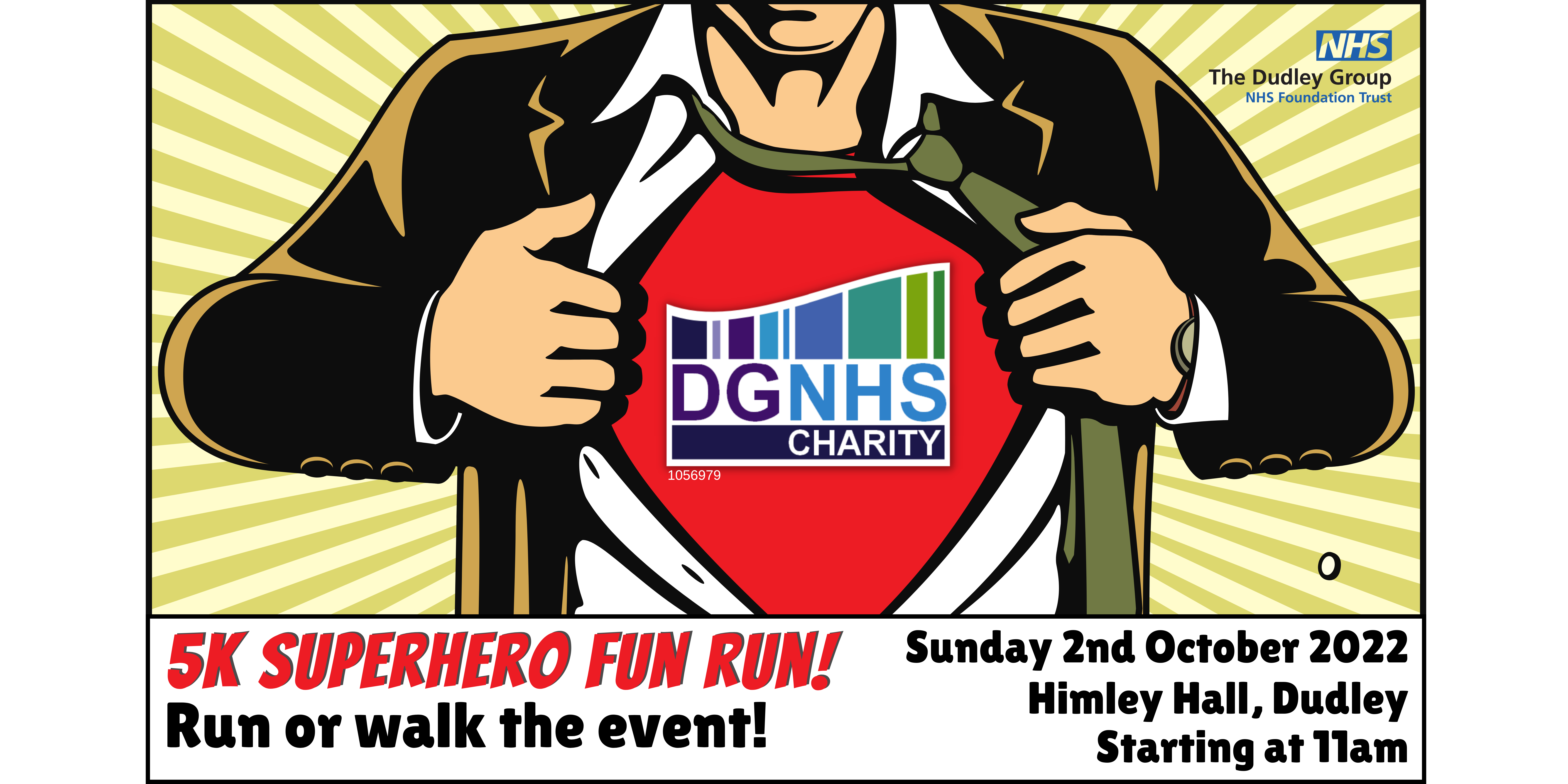 Image for The Dudley Group NHS Charity announce their upcoming Superhero Fun Run.