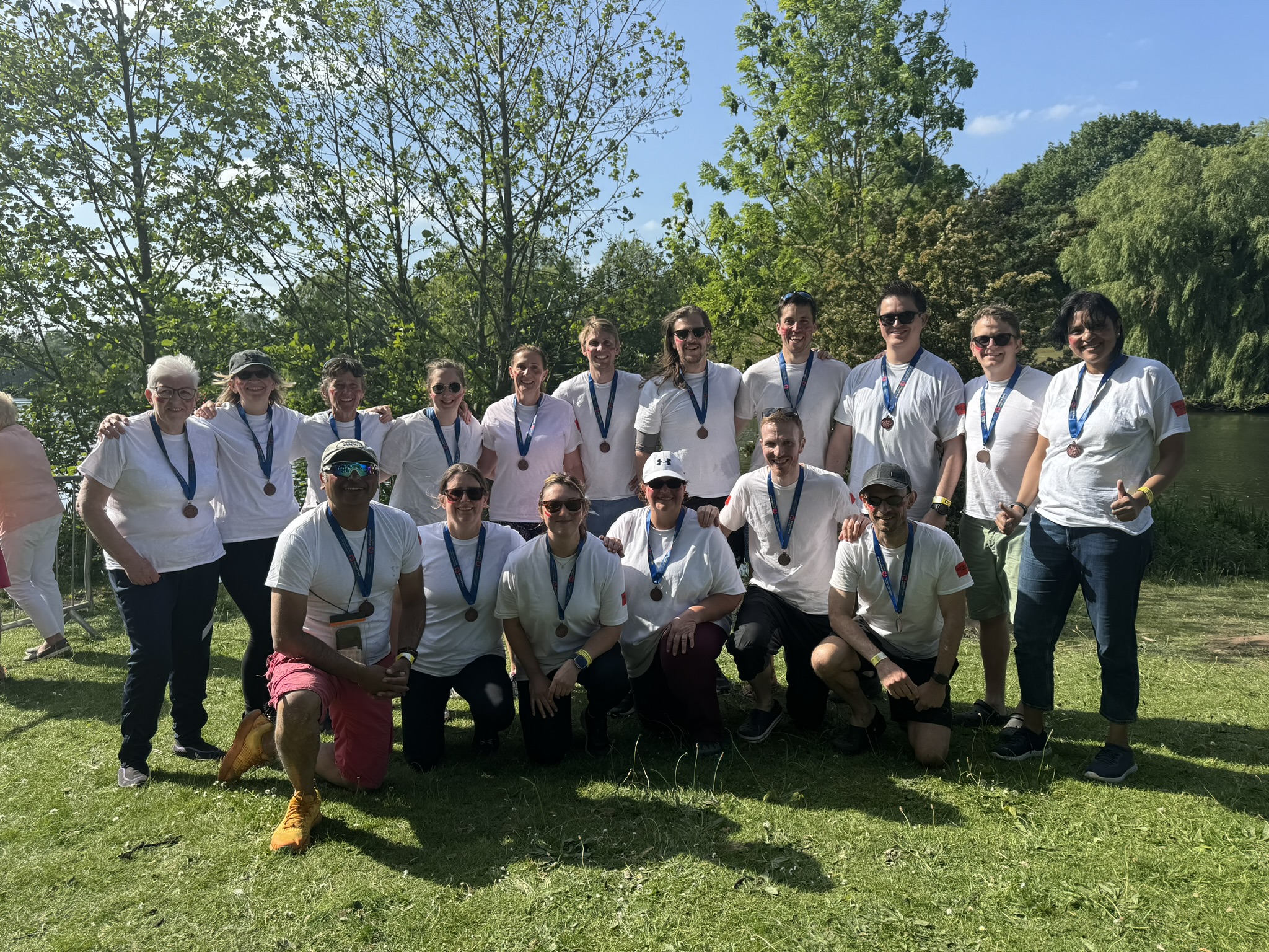 Image for Anaesthetics team from Russells Hall Hospital row to victory at local Dragon Boat Race