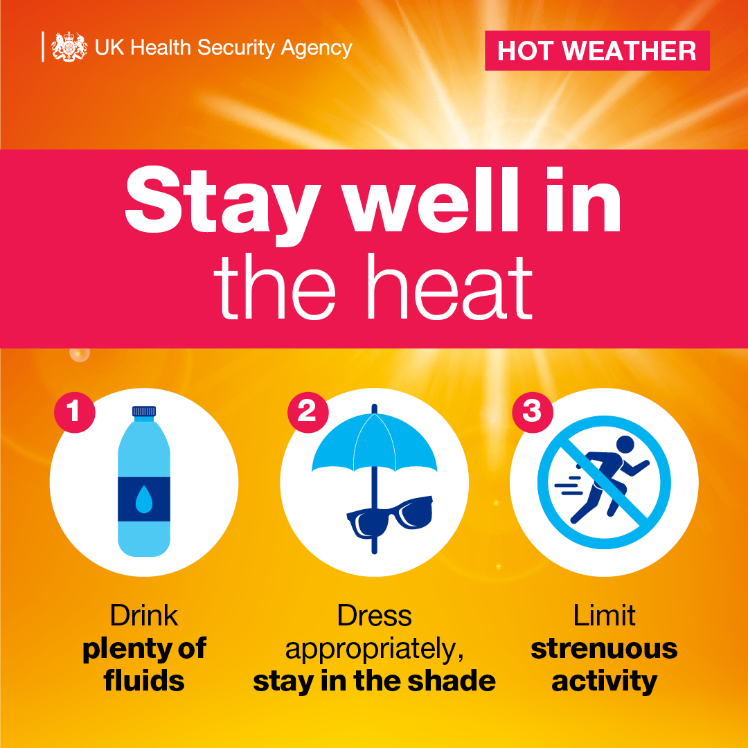 Image for Health advice in hot weather