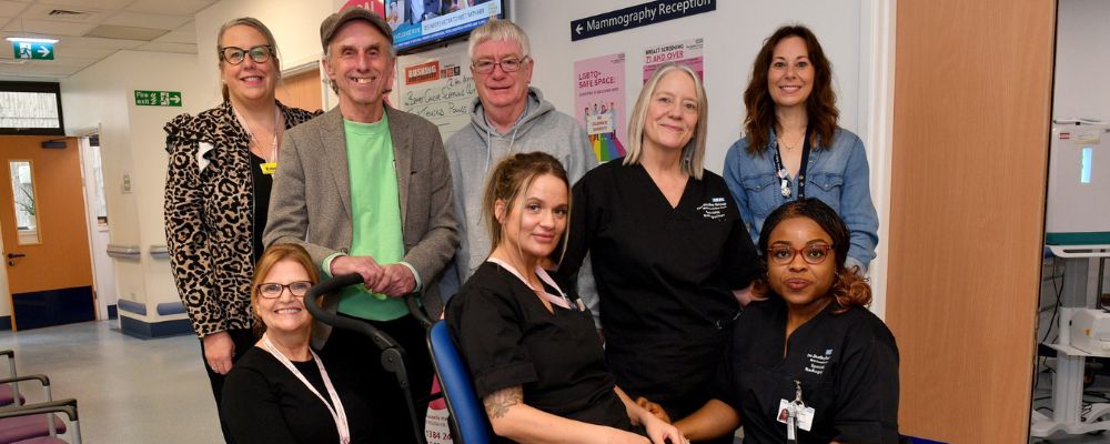Community fundraisers raise £4,000 for breast screening department at Russells Hall Hospital