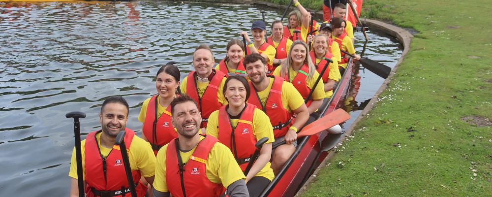 Dudley Group makes waves at Himley Dragon Boat Race