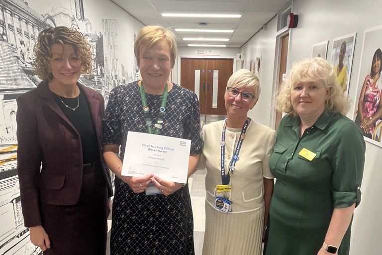 Compassionate nursing leader recognised with prestigious NHS England award