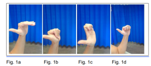  Images demonstrating sequential hand and finger mobility exercises